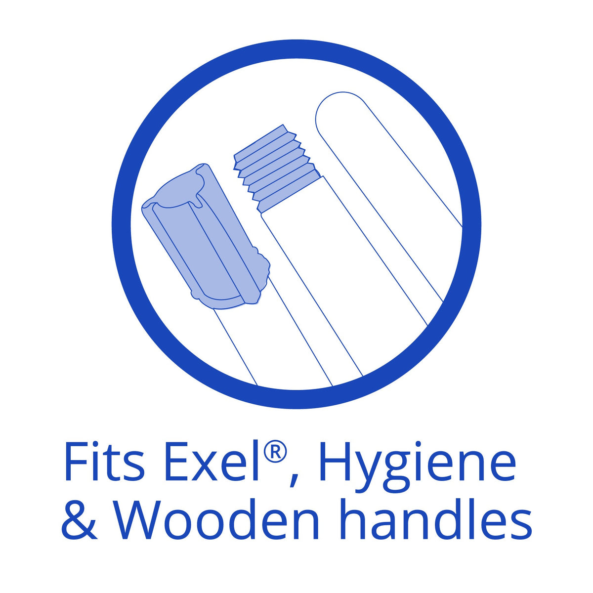 Robert Scott PY Exel Socket Mop 200g - Push Fit Mop Head 102266