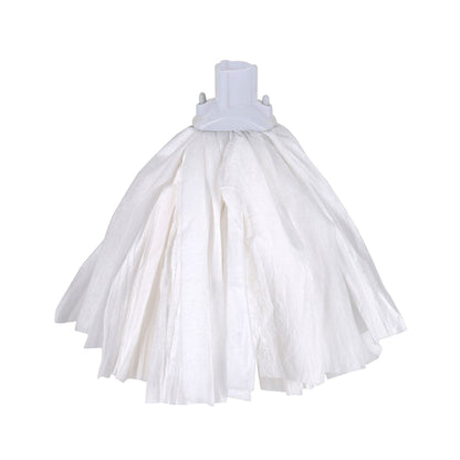 Robert Scott Big White Exel Socket Mop Large 150g  - Semi Disposable Mop Head 102201