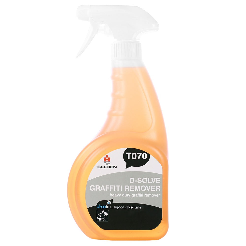 Selden D-Solve Graffiti Remover 750ml T070 - Heavy Duty Paint & Ink Remover