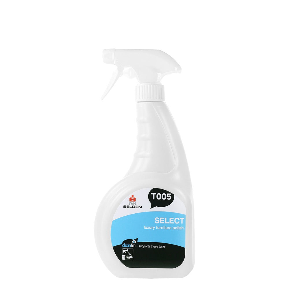 Selden Select Luxury Furniture Polish 750ml - Multi-Purpose Silicone Polish T005