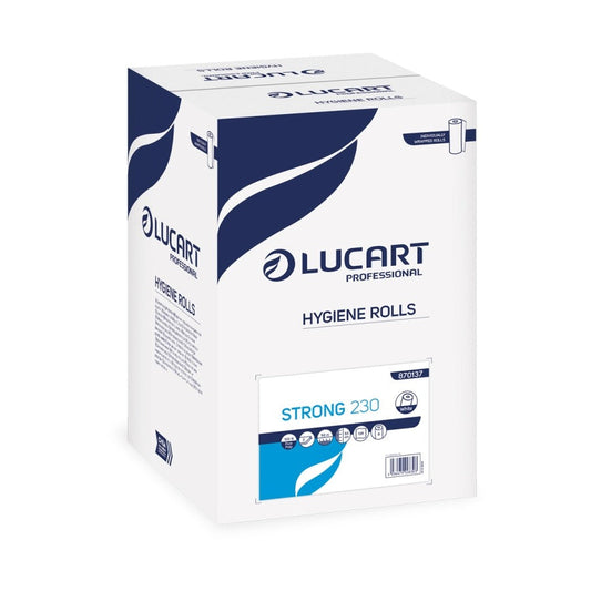 Lucart Pure Hygiene Couch Rolls 2 Ply White - 12 Pack 870137