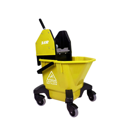 SYR TC20 Mopping Combo Bucket & Wringer 13L - Commercial Colour Coded Mop System