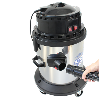 skyVac Atom Sonic Gutter Cleaning Vacuum System - Compact Professional High Reach Vacuum