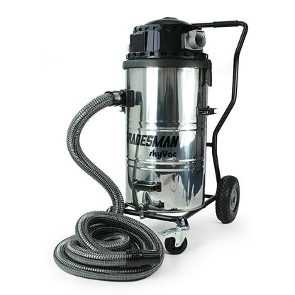 skyVac Tradesman Gutter Vacuum Package 2800W - Commercial Dual Motor Gutter Cleaning System