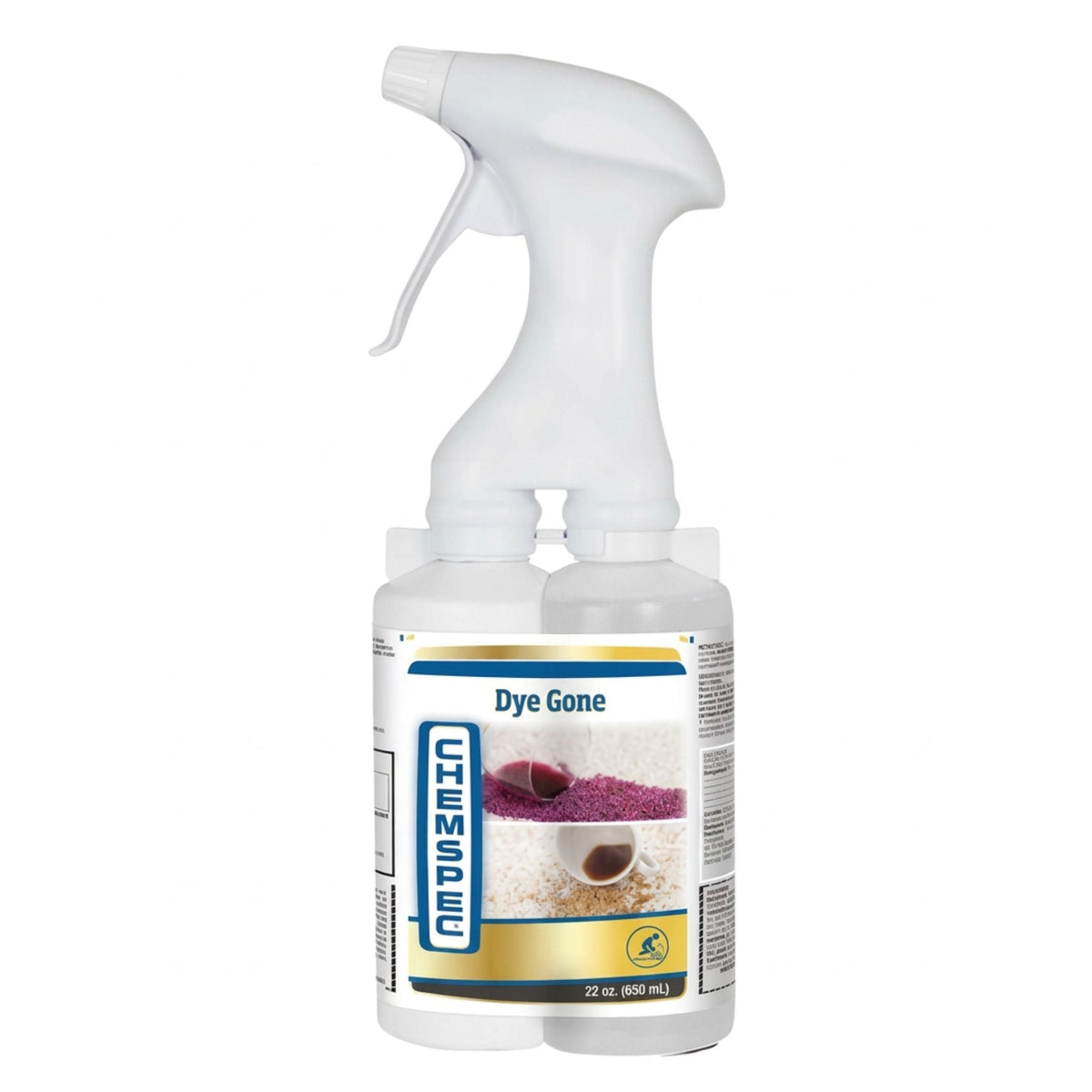 Chemspec Dye Gone 650ml - Carpet Dye Stain Remover Kit With Sprayer 123355