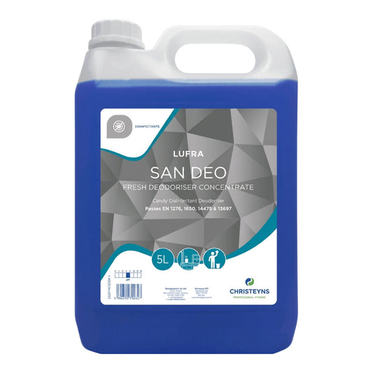 Clover Lufra San Deo Disinfectant Deodoriser Concentrate 5 Litre 223
