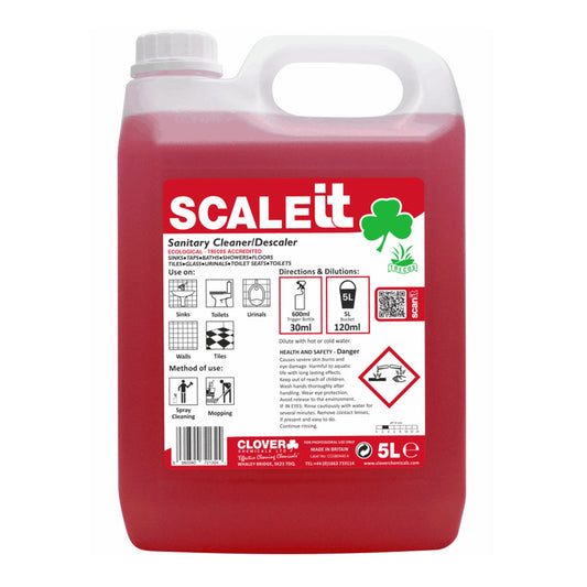 Clover (Christeyns) ScaleIt 5 Litre - Sanitary Cleaner & Descaler 598