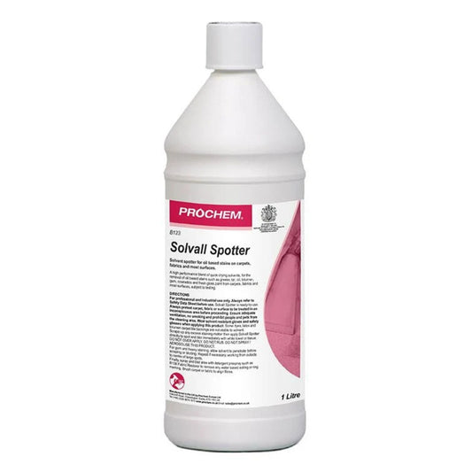 Prochem Solvall Spotter 1 Litre - Oil, Grease & Adhesive Stain Remover B123-01