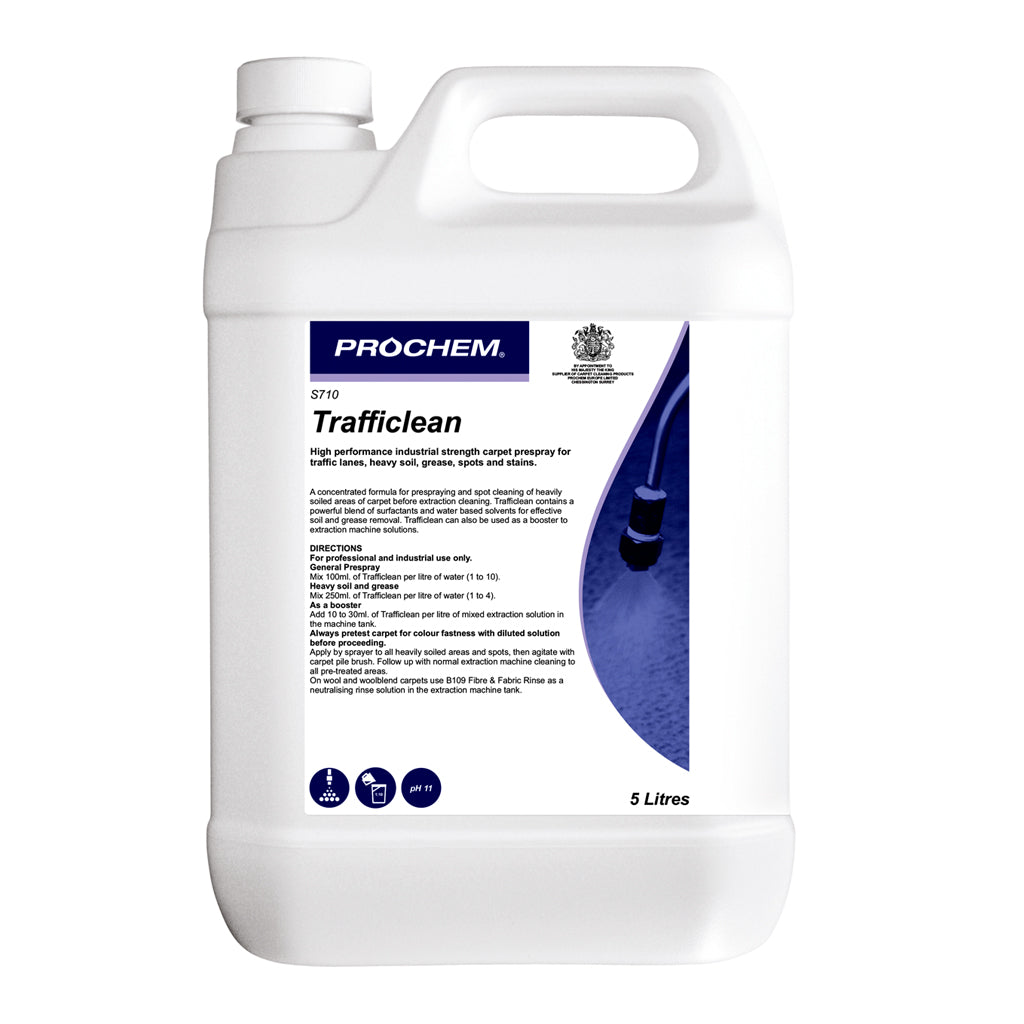 Prochem Trafficlean 5 Litre - Carpet Pre-Spray & Traffic Lane Cleaner S710-05