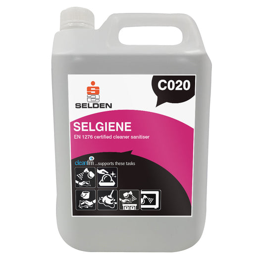 Selden Selgiene Concentrated Cleaner Sanitiser 5 Litre C020