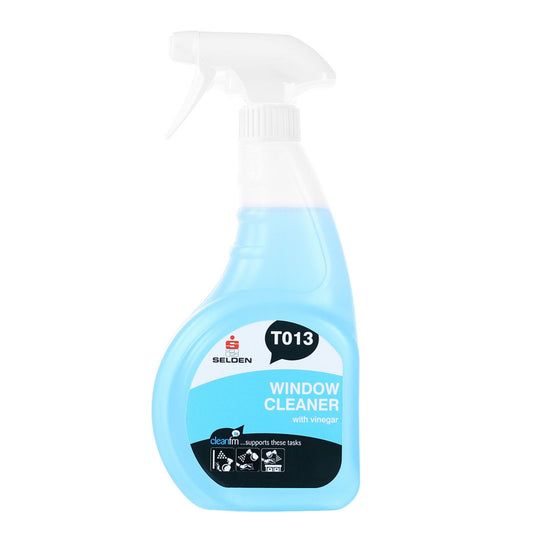 Selden Vinegar Window Cleaner 750ml - Streak-Free Glass Cleaner T013