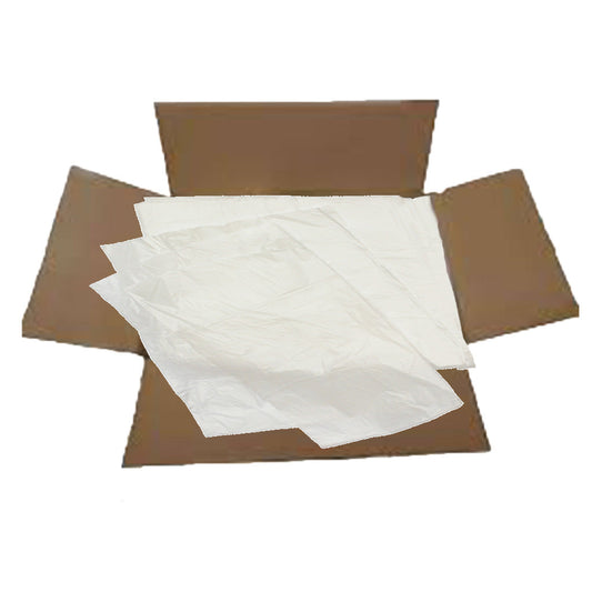 White Heavy Duty Swing Bin Liners - Box of 500 BRS085